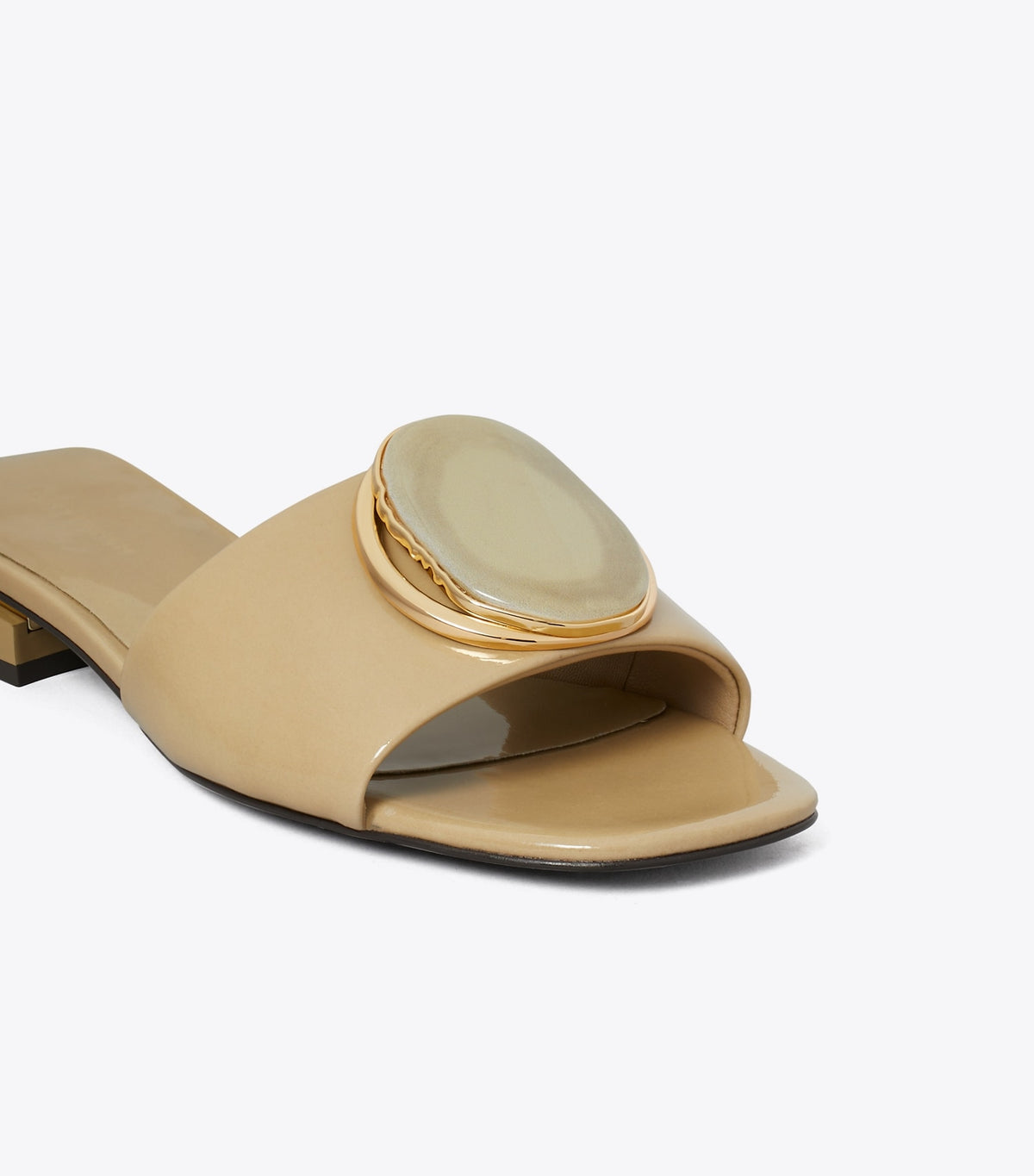 Tory Burch Premium - Patos Heeled Slide - Palo Santo