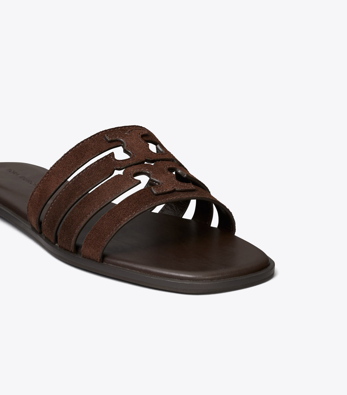 Tory Burch Trusted - Ines Slide - Dark Cocoa / Dark Cocoa