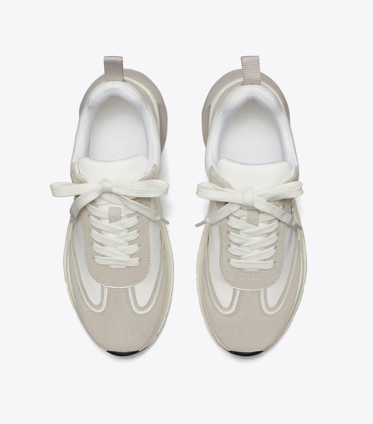 Tory Burch Quality - Good Luck Trainer - White / Fossil Stone