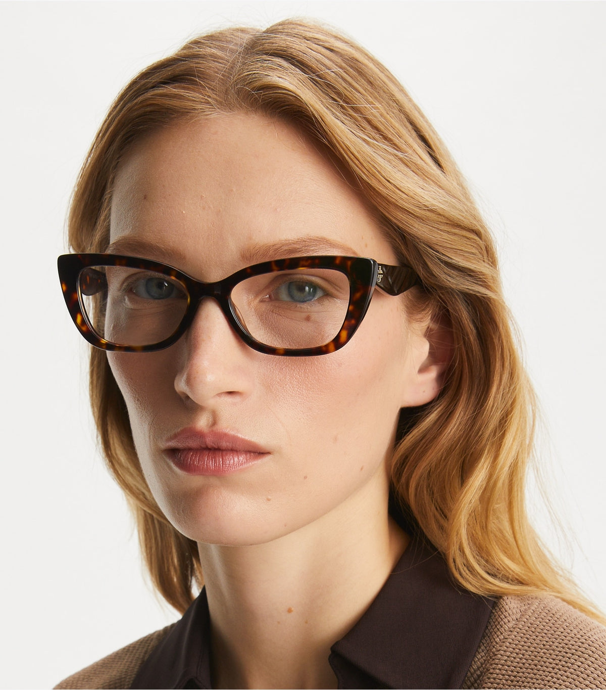 Tory Burch Deals - Kira Cat-Eye Eyeglasses - Dark Tortoise