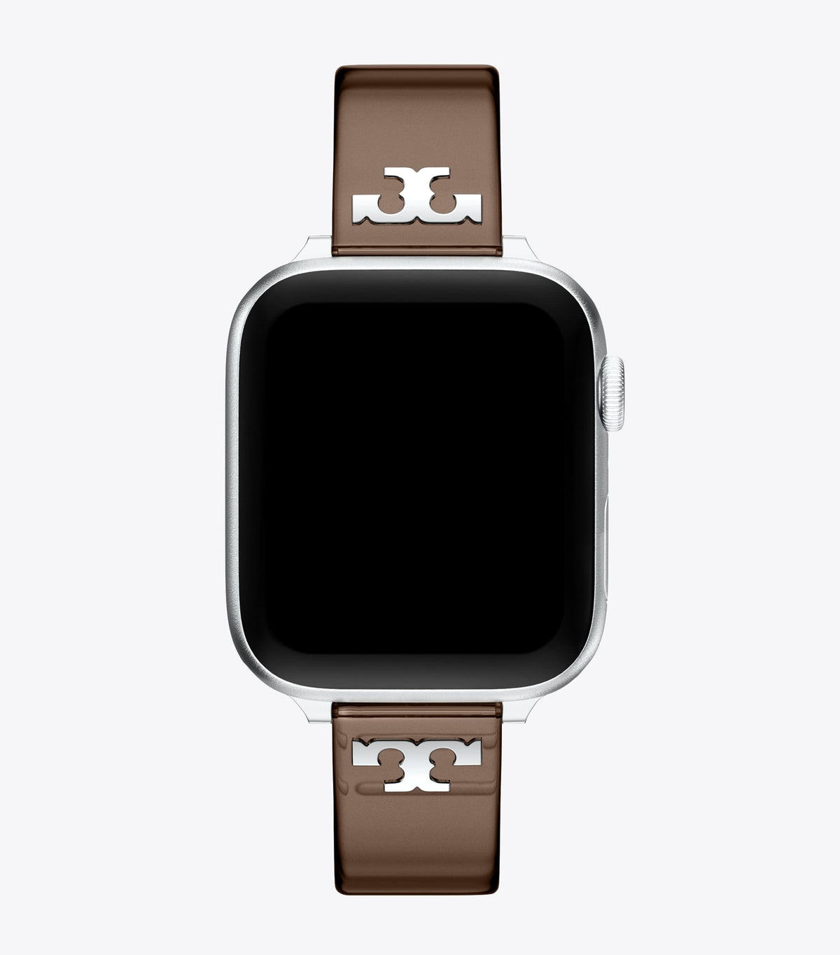 Tory Burch Classic - Single T Jelly Band for Apple Watch® - Light Brown