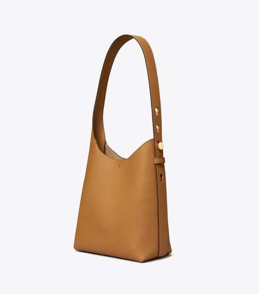 Tory Burch Signature - Small Hobo Bag - Tiramisu