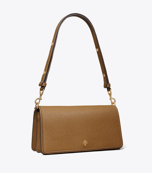 Tory Burch Smart Buy - Leather Convertible Crossbody - Moose