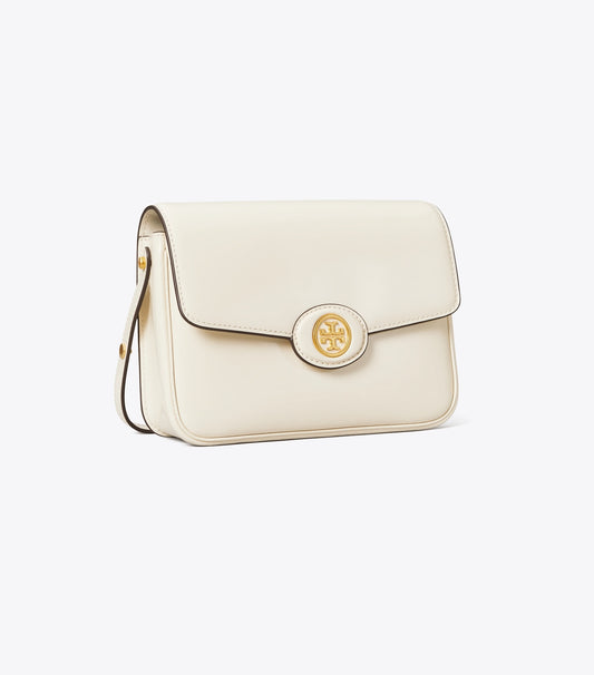 Tory Burch Great Value - Robinson Spazzolato Shoulder Bag - Shea Butter