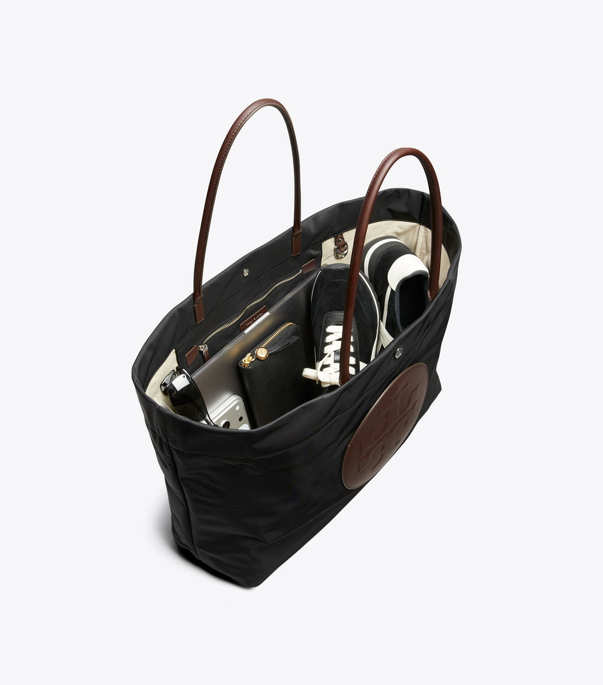 Tory Burch Latest - Ella Twist Reversible Tote - Basil
