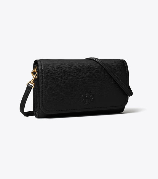 Tory Burch Trending - Leather Wallet Crossbody - Black