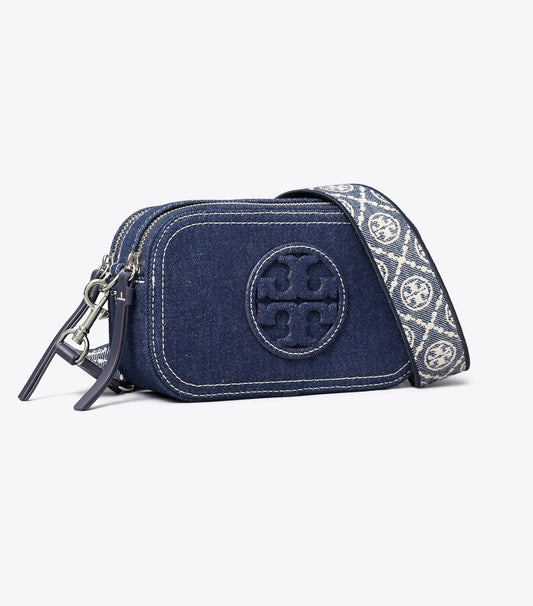 Tory Burch Discount - Mini Miller Denim Crossbody Bag - Royal Navy