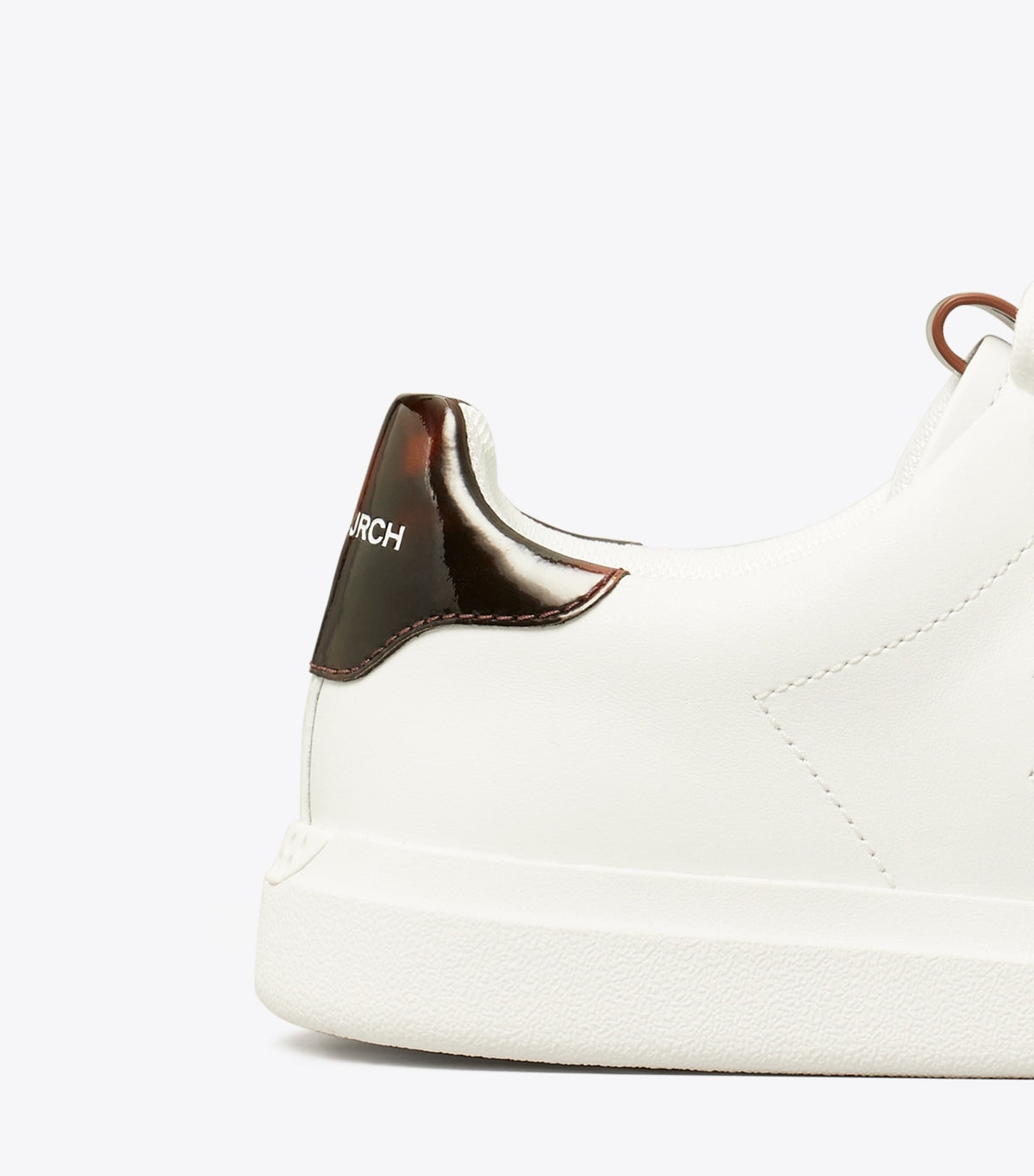 Tory Burch Discount - Double T Howell Court Sneaker - Titanium White / Creta