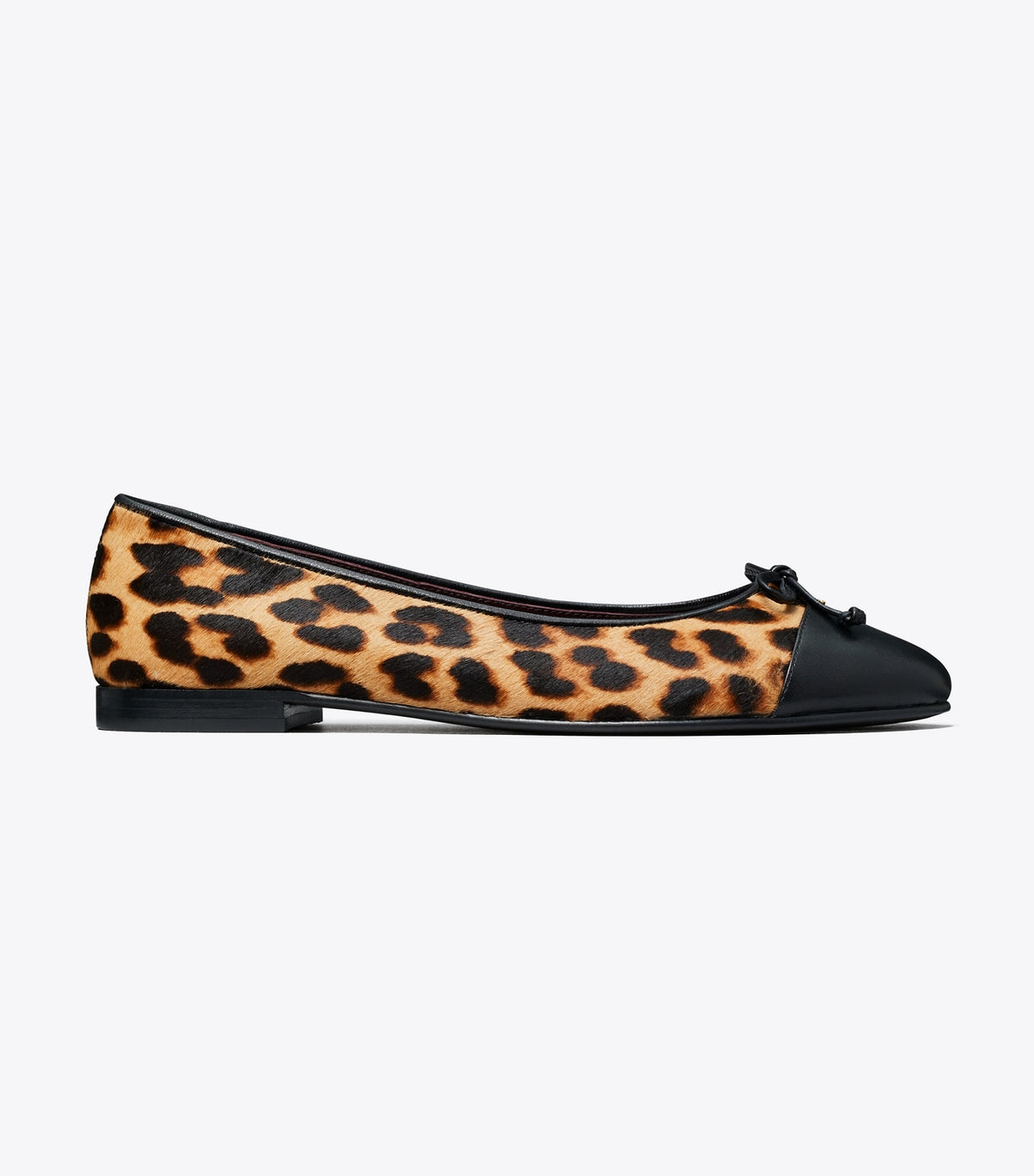 Tory Burch Trusted - Cap-Toe Ballet - Classic Leopard