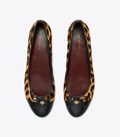 Tory Burch Trusted - Cap-Toe Ballet - Classic Leopard