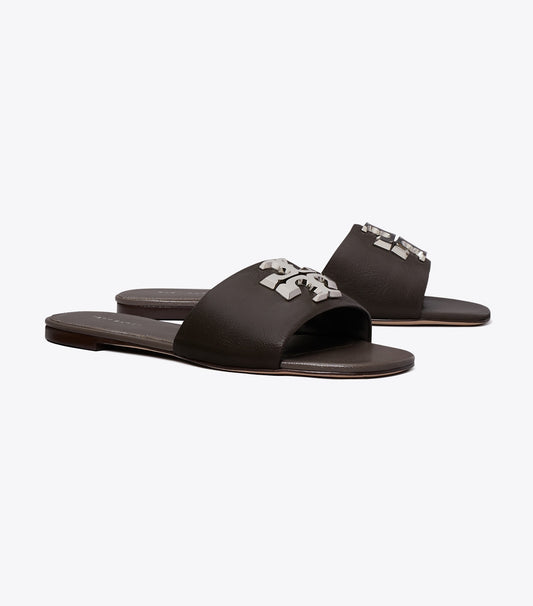 Tory Burch Customer Favorite - Eleanor Slide - Clay / Silver