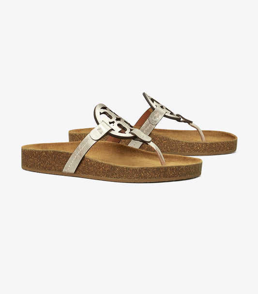 Tory Burch Popular - Miller Cloud Sandal - Spark Gold / Natural