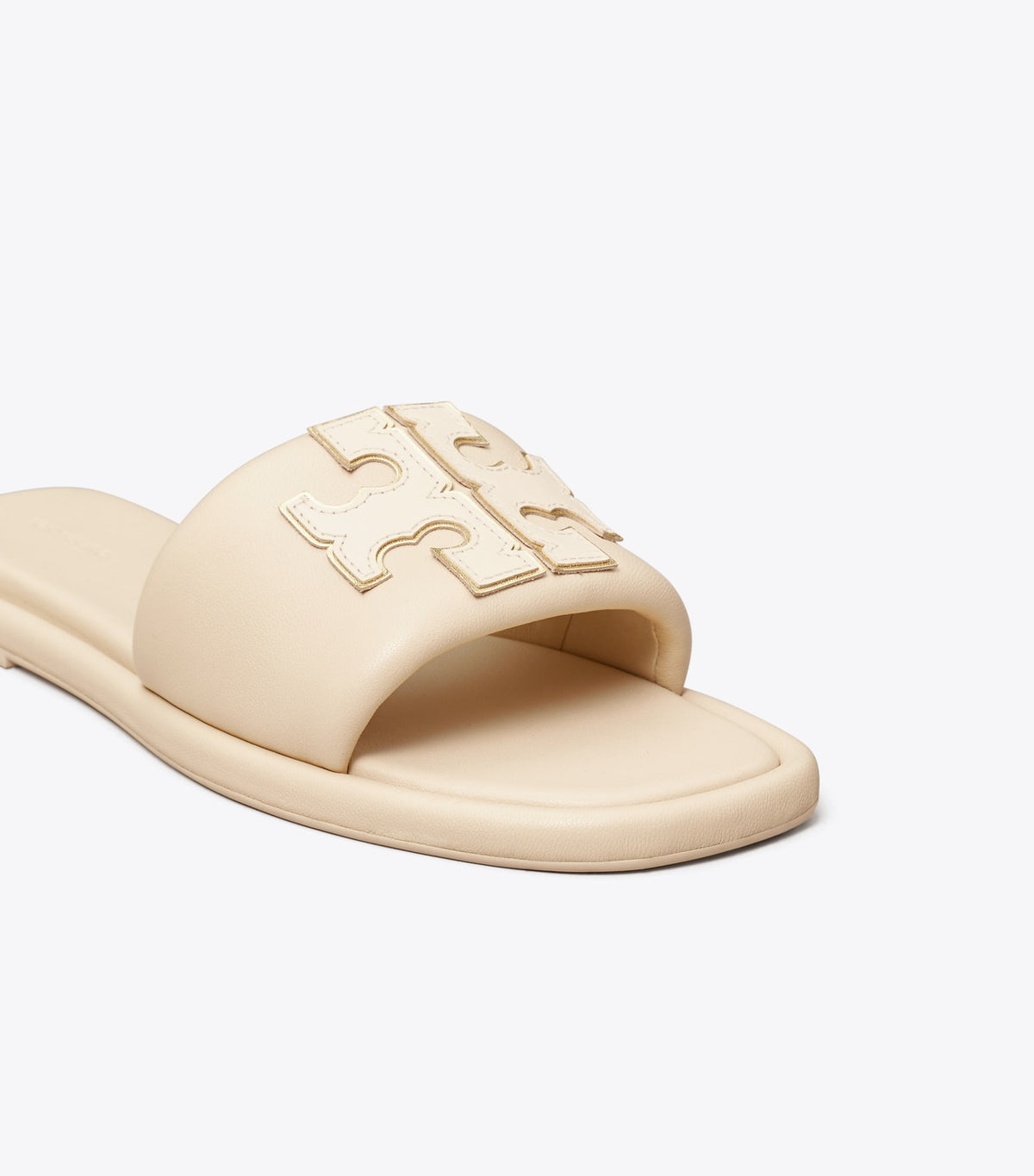 Tory Burch Best Price - Double T Sport Slide - Dulce De Leche / Gold