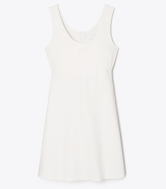 Tory Burch Featured - Embossed Logo Tennis Dress - Snow White
