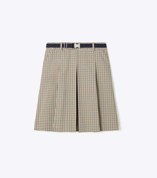 Tory Burch Trusted - Plaid Golf Skirt - Multi Ivy Plaid