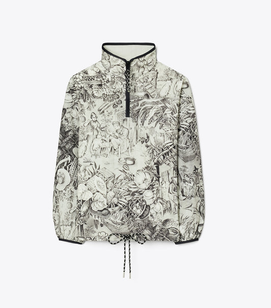 Tory Burch Quality - Nylon Ripstop Jacket - Grey Alien Toile