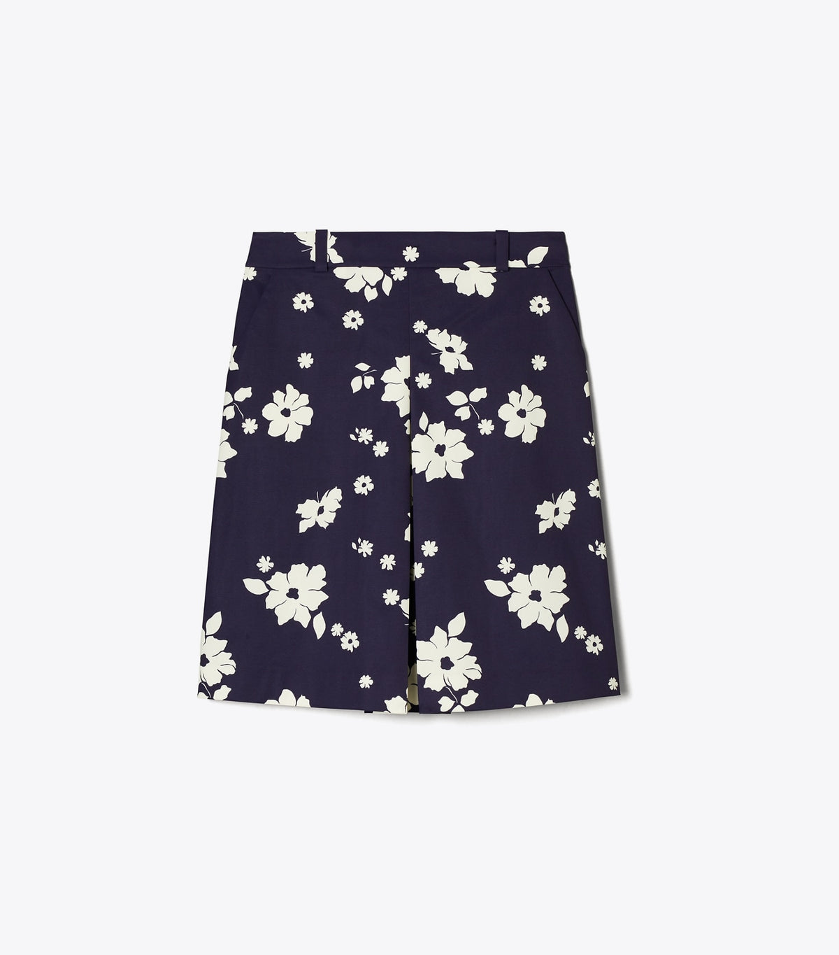 Tory Burch Deals - Pleated Golf Skirt - Medium Navy Contrast Floral