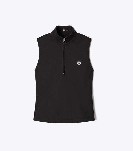 Tory Burch Signature - Compression Zip Top - Sport Black