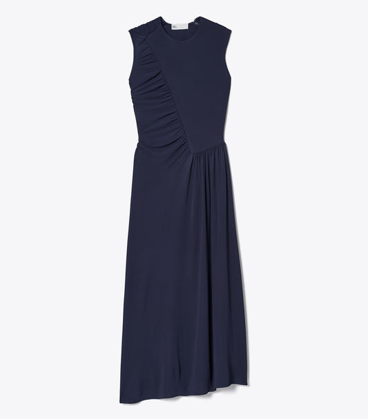 Tory Burch Classic - Jersey Crepe Dress - Medium Navy