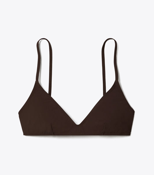 Tory Burch Recommended - Bralette Bikini Top - Deep Chocolate