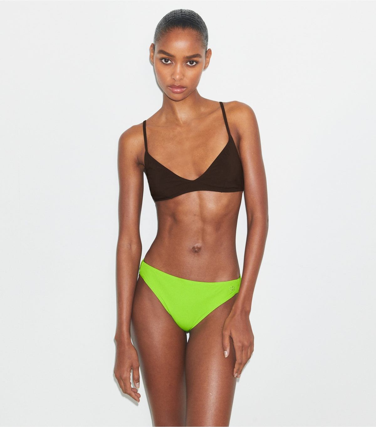 Tory Burch Recommended - Bralette Bikini Top - Deep Chocolate