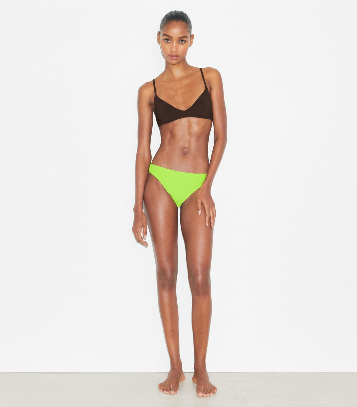 Tory Burch Recommended - Bralette Bikini Top - Deep Chocolate