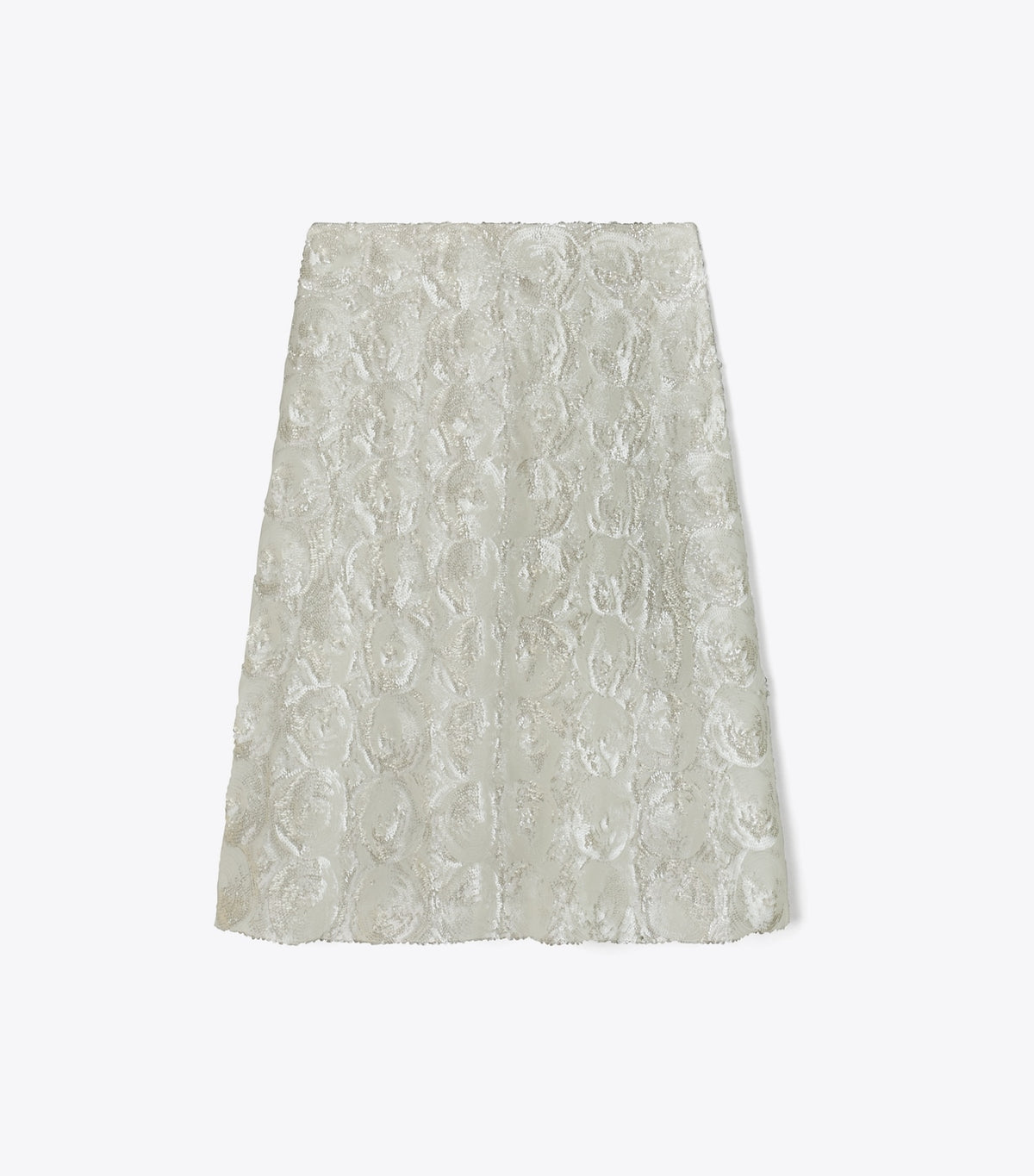 Tory Burch Everyday - Embellished Sequin Skirt - Marshmallow