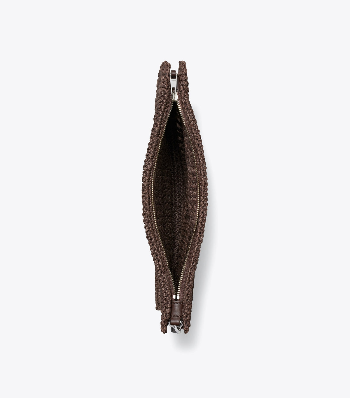 Tory Burch Top Pick - Ella Hand-Crocheted Pouch - Dark Cocoa