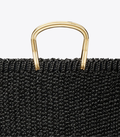 Tory Burch Exclusive - Large Crocheted Tote - Black