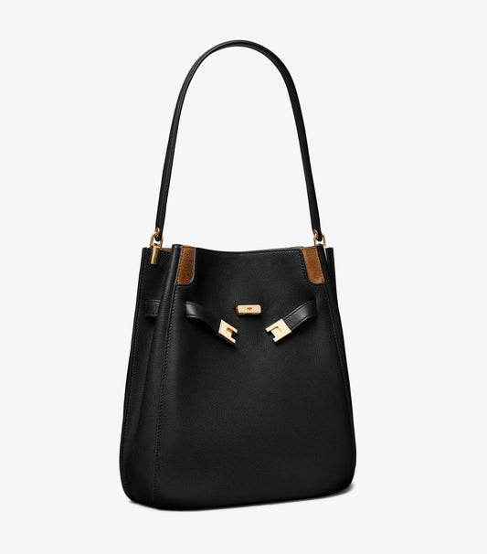 Tory Burch New - Lee Radziwill Bucket Bag - Black