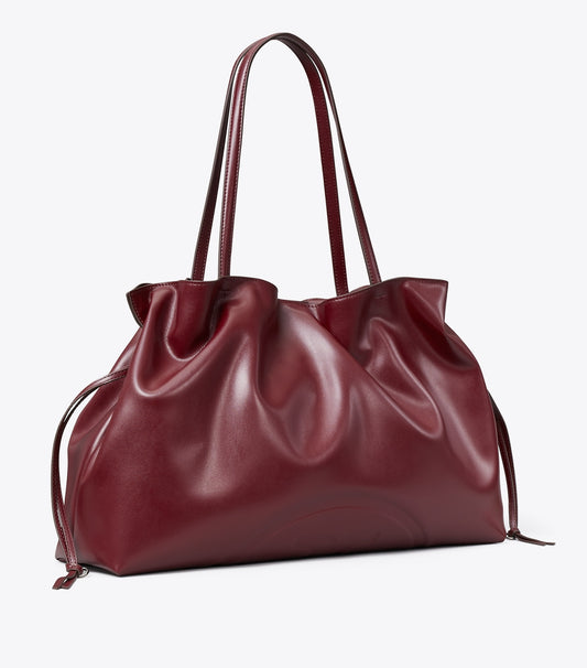 Tory Burch Top Pick - Ella natuura™ Drawstring Tote - Merlot