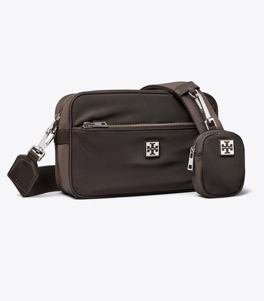 Tory Burch Latest - Virginia Crossbody Bag - Dark Brown