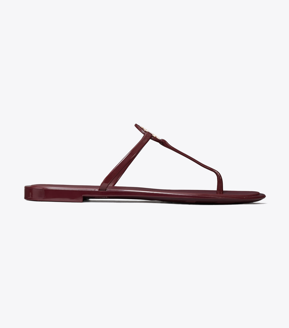 Tory Burch Sale - Mini Miller Jelly Sandal - Dark Raspberry / Gold