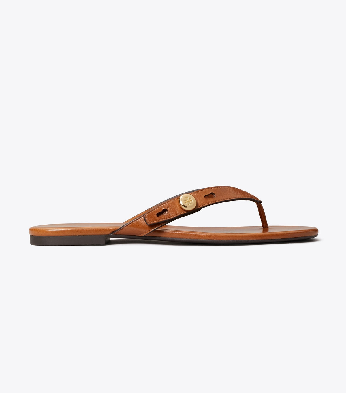 Tory Burch Trusted - Romy Flip-Flop - Classic Cuoio