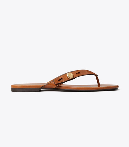 Tory Burch Trusted - Romy Flip-Flop - Classic Cuoio