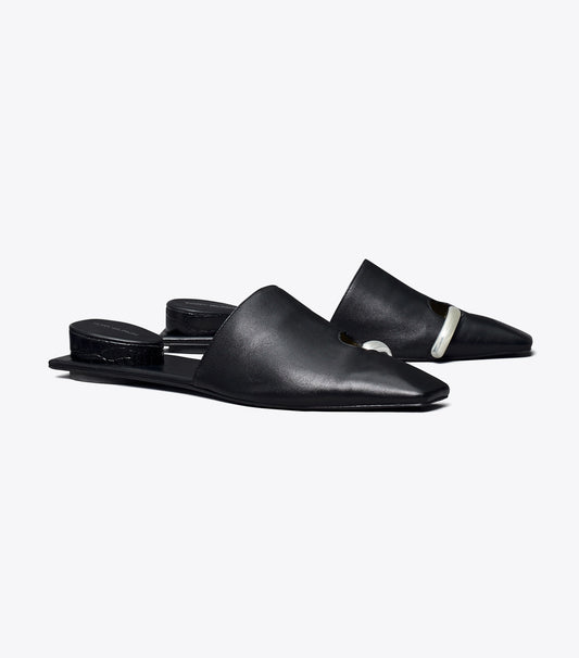 Tory Burch Best Price - Pierced Mule - Perfect Black / Silver