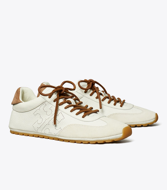 Tory Burch Customer Favorite - Field Sneaker - Cream / White Mocha / Gingerbread Brown