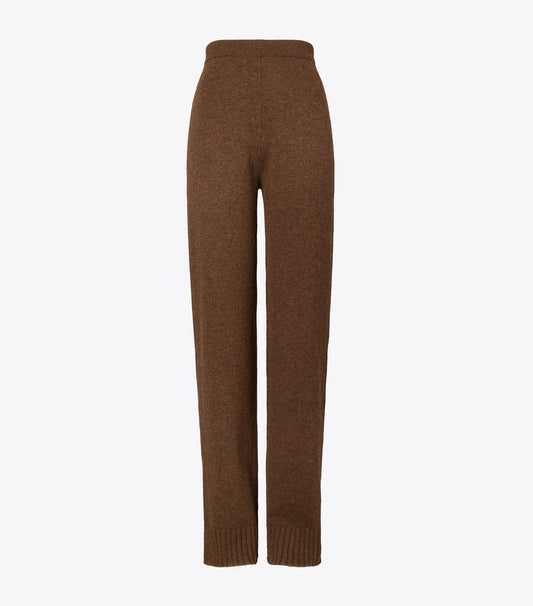 Tory Burch Smart Buy - Wool Sweater Pant - Dark Roast