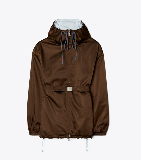 Tory Burch Premium - Reversible Jacket - Dark Roast / Cool Mist