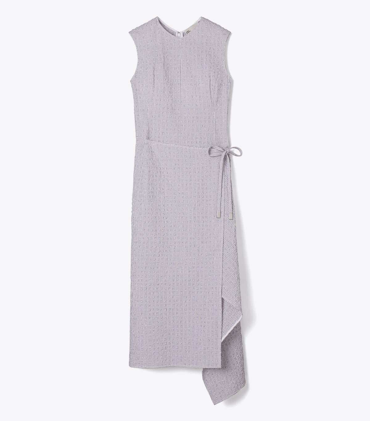 Tory Burch Hot Sale - Asymmetric Cotton Wrap Dress - White / Pink