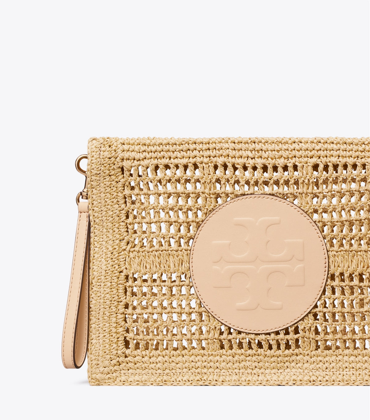 Tory Burch Quality - Ella Hand-Crocheted Pouch - Natural