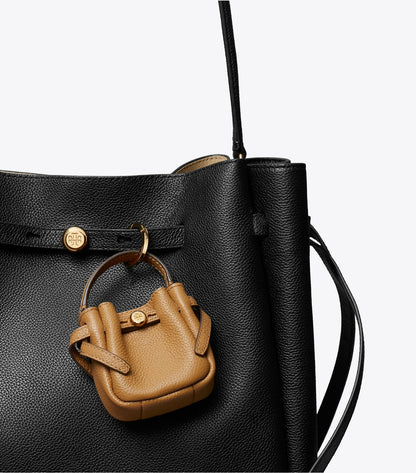 Tory Burch Popular - Romy Bucket Bag Charm - Tiramisu