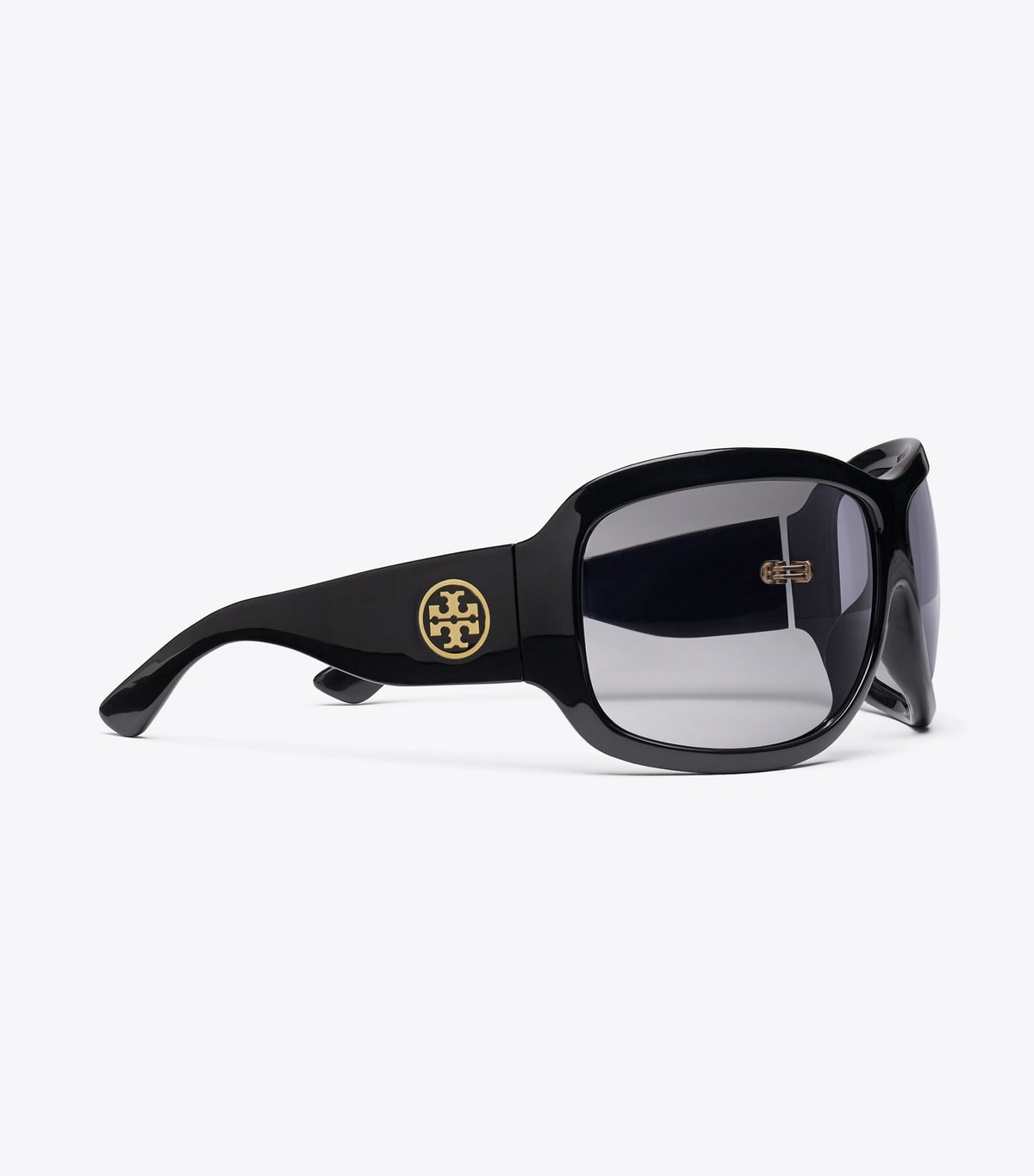Tory Burch Recommended - Runway Wrap Sunglasses - Black/Dark Grey