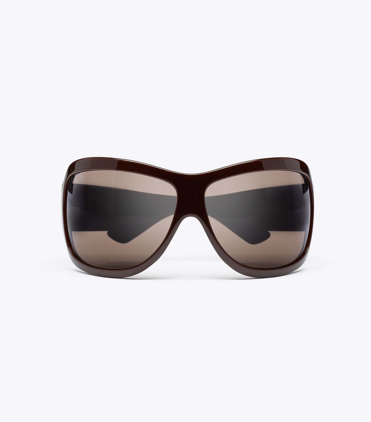 Tory Burch Popular - Runway Wrap Sunglasses - Red/Brown/Brown