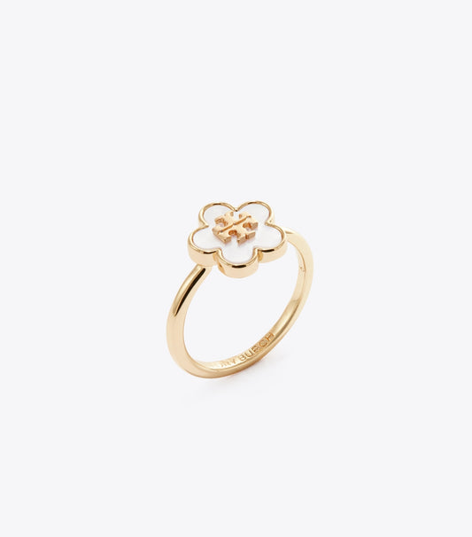 Tory Burch Value - Forget Me Not Ring - Tory Gold / Mother Of Pearl