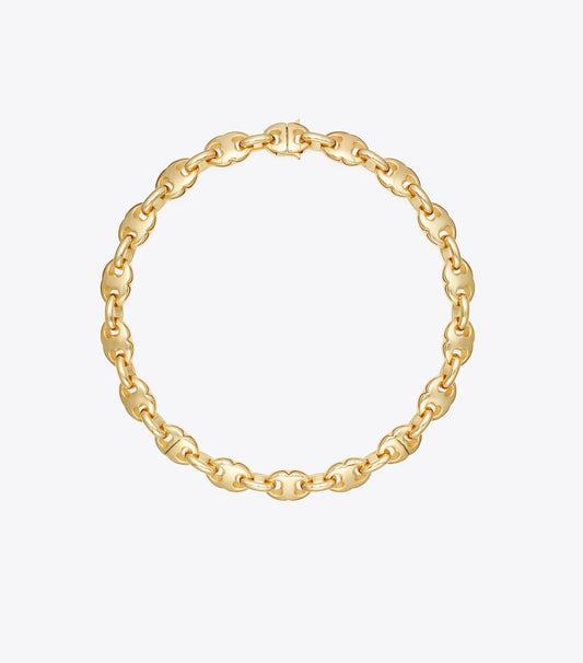 Tory Burch Customer Favorite - Gemini Link Necklace - Light Brass