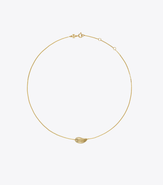 Tory Burch Trending - Small Pierced Pendant - Light Brass