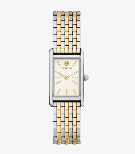 Tory Burch Everyday - Slim Eleanor Watch - Ivory/Two-Tone