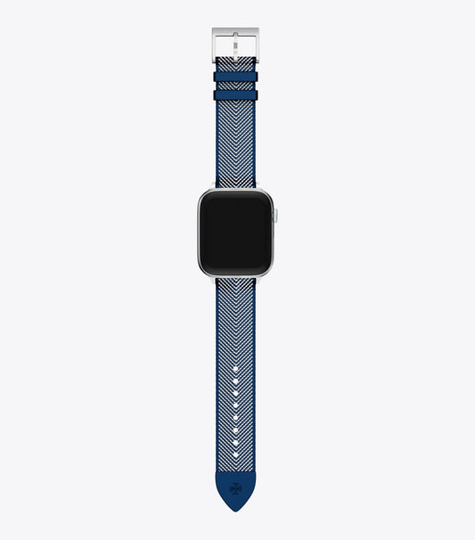 Tory Burch Special Offer - Kira Band for Apple Watch® - Navy Grosgrain