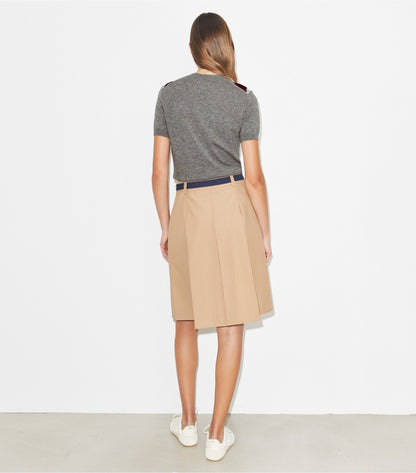 Tory Burch Deals - Pleated Nylon Skirt - Khaki